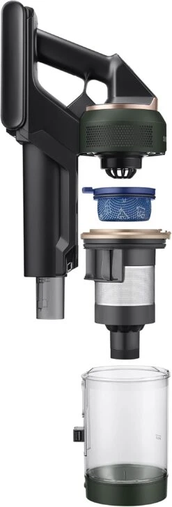 SAMSUNG BESPOKE Jet Cordless Stick Vacuum Cleaner With All In One Clean Station, Powerful Floor Cleaning For Carpet, Hardwood, Tile, Lightweight, HEPA Filtration, Woody Green -Appliantrix Cheap Store 71Ri SaJGL. AC SL1500