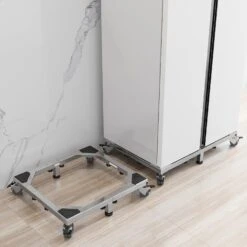 CHINCHILLA Heavy Duty All Stainless Steel Mobile Fridge Stand Base, Washing Machine Stand With Wheels, Adjustable Furniture Dolly For Washer, Refrigerator And Dryer(large 12 CHINCHILLA Heavy Duty All Stainless Steel Mobile Fridge Stand Base, Washing Machine Stand With Wheels, Adjustable Furniture Dolly For Washer, Refrigerator And Dryer(large -Appliantrix Cheap Store 71RuiPxTDlL. AC SL1500
