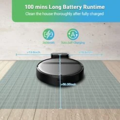 Robot Vacuum And Mop Combo, App/Voice Control, 2 In 1 Mopping Robotic Vacuum Cleaner Tangle-Free Strong Suction, 230ML Water Tank, Daily Schedule, Self-Charging, Ideal For Carpet, Hard Floor, Pet Hair -Appliantrix Cheap Store 71S8okhhwL. AC SL1500