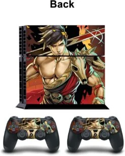 Vinyl Decal Skins For PS4 Console And Controllers- Protective Stickers Cover For PS4 Playstation 4 Console & Two Controllers Accessories -Red And Orange -Appliantrix Cheap Store 71SWMkZFCGL. AC SL1500