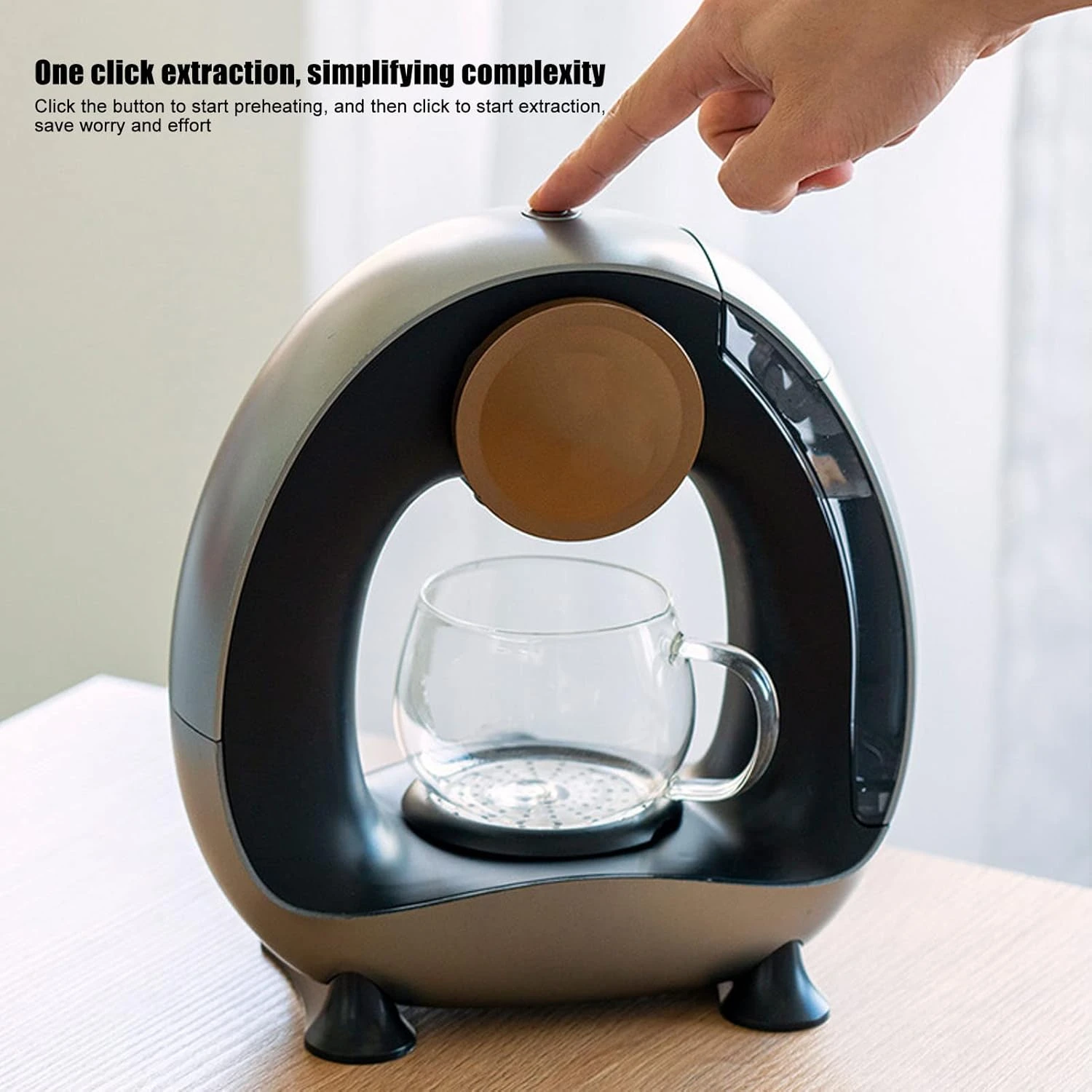 NDNCZDHC Small Coffee Maker, Mini Drip Coffee Maker With 240ml Water Tank, Constant Temperature Coffee Machine For Home And Office 2 NDNCZDHC Small Coffee Maker, Mini Drip Coffee Maker With 240ml Water Tank, Constant Temperature Coffee Machine For Home And Office - Image 2