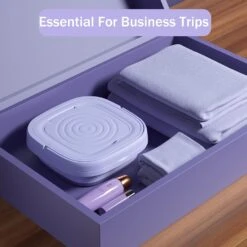 Oivley Portable Washing Machine Foldable, Small Washing Machine With 3 Modes Deep Cleaning, Mini Washer For Baby Clothes, Underwear Or Small Items, Apartment, Dorm, Camping, RV, Travel, Laundry-Purple -Appliantrix Cheap Store 71Tdspq1yL. AC SL1500