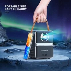 Electric Focus] Mini Projector With 5GWiFi And Bluetooth, WIMIUS 1080P Outdoor Projector, Portable Movie Projector, 300" Screen, Compatible With IOS/Android/TV Stick/HDMI/PS5 -Appliantrix Cheap Store 71TlS2c56WL. AC SL1500
