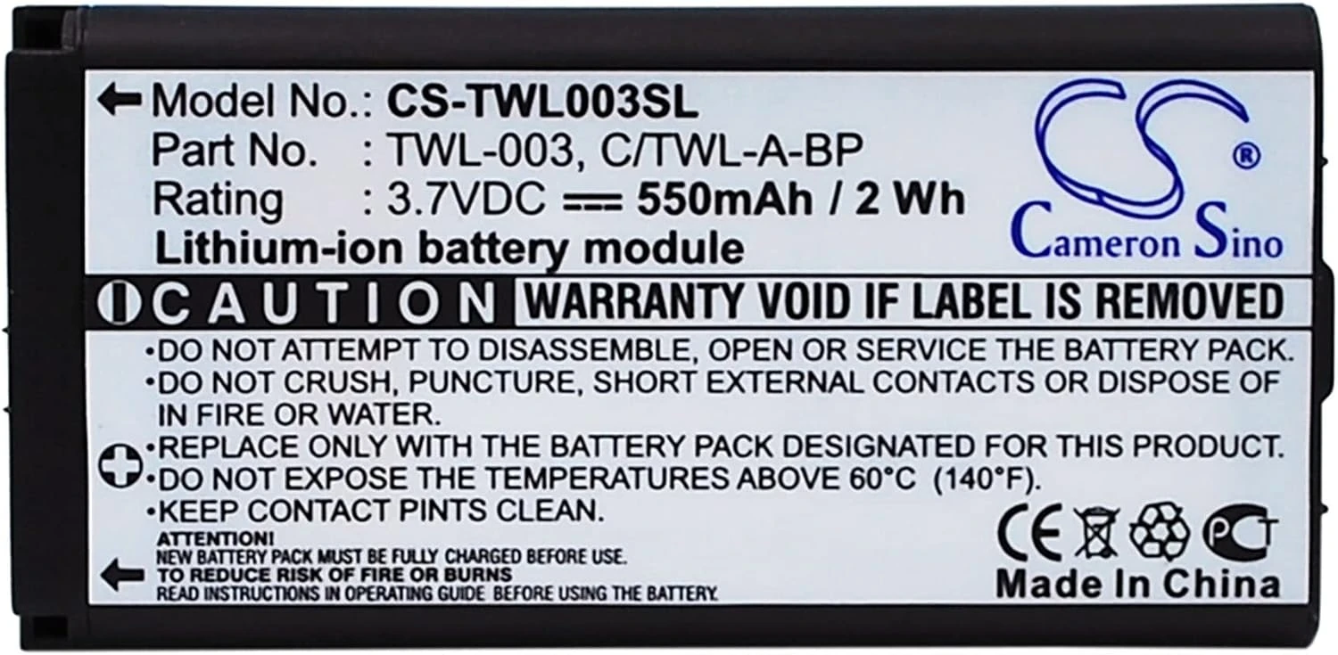 Cameron Sino Battery For Nintendo DSi, NDSi, NDSiL PN:Nintendo C/TWL-A-BP, TWL-003 550mAh / 2.04Wh 1 Cameron Sino Battery For Nintendo DSi, NDSi, NDSiL PN:Nintendo C/TWL-A-BP, TWL-003 550mAh / 2.04Wh