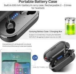 TOZO T10 Bluetooth 5.3 Wireless Earbuds With Wireless Charging Case IPX8 Waterproof Stereo Headphones In Ear Built In Mic Headset Premium Sound With Deep Bass For Sport Black -Appliantrix Cheap Store 71VtgxOE9jL. AC SL1500