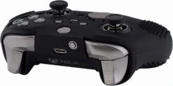 EXtremeRate Black Soft Anti-Slip Silicone Cover Skins, Controller Protective Case For New Xbox One Elite Series 2, Xbox Elite 2 Core With Thumb Grips Analog Caps -Appliantrix Cheap Store 71VxDc4iRnL. AC SL1500