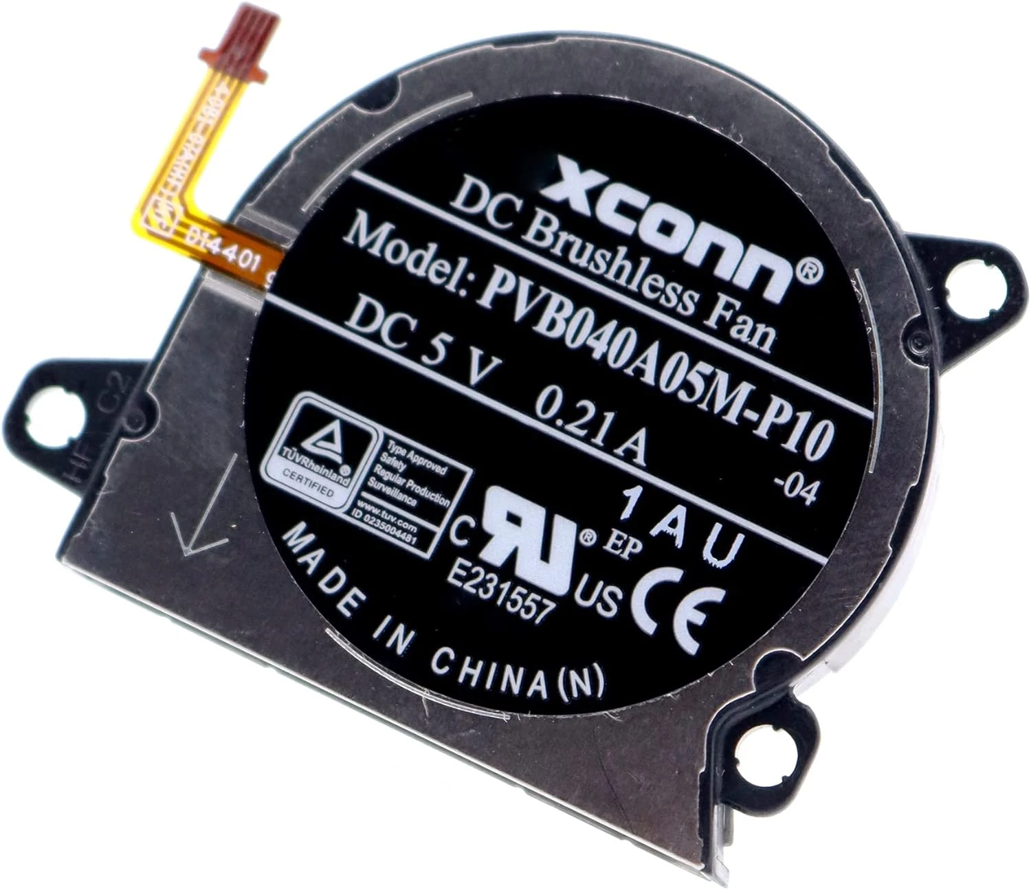 PartEGG 5V / 0.21A CPU Cooling Fan PVB040A05M-P10 Replacement For Nintendo Switch OLED HEG-001 Console (Genuine OEM), Black 3 PartEGG 5V / 0.21A CPU Cooling Fan PVB040A05M-P10 Replacement For Nintendo Switch OLED HEG-001 Console (Genuine OEM), Black - Image 3