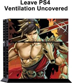 Vinyl Decal Skins For PS4 Console And Controllers- Protective Stickers Cover For PS4 Playstation 4 Console & Two Controllers Accessories -Red And Orange -Appliantrix Cheap Store 71XRZV97dWL. AC SL1500