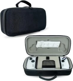 Carrying Case For ROG Ally,Game Console Protective Hard Shell Portable Travel Case,Storage Bag For Game Controller & AC Adapter Accessories