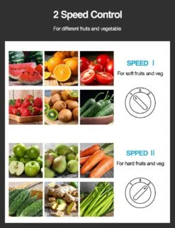 Qcen Juicer Machine, 500W Centrifugal Juicer Extractor With Wide Mouth 3” Feed Chute For Fruit Vegetable, Easy To Clean, Stainless Steel, BPA-free (Black) -Appliantrix Cheap Store 71YW1POwsyL. AC SL1500