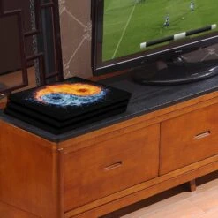 Fire And Water-Yin Yang Sticker Skin For PS-4 Slim Console And Controller Full Wrap Skin Protector Cover Compatible With PS-4 Pro -Appliantrix Cheap Store 71ZNDgJ00GL. AC SL1500