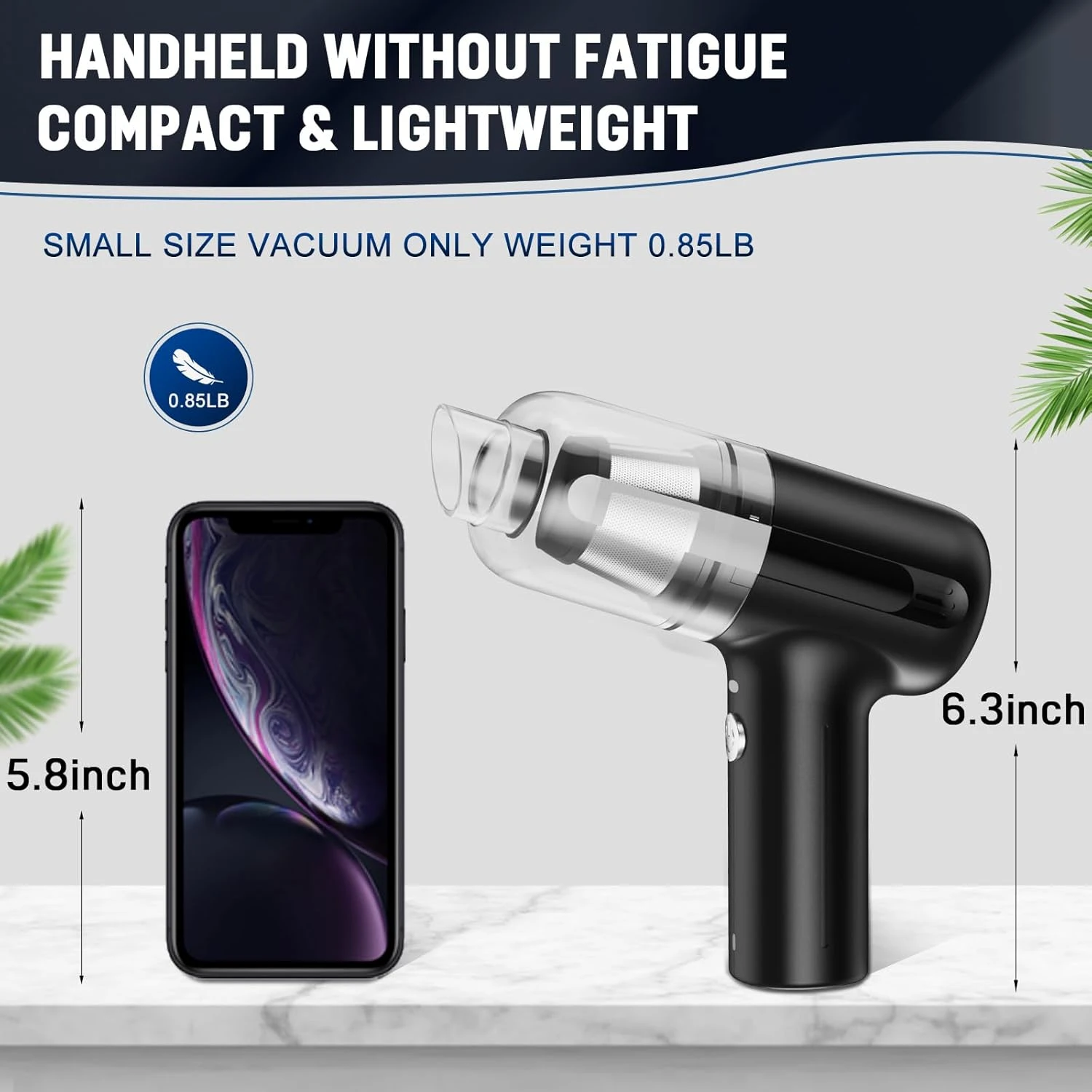 Lovyi Mini Car Vacuum Cleaner, Handheld Vacuum Cordless,2 in 1 Rechargeable Vacuum Cleaner & Blower,Small Wireless Car Vacuum with 6000Pa Suction Power,Dust Buster,Portable Hoover Vacuum for Car Home 6 Lovyi Mini Car Vacuum Cleaner, Handheld Vacuum Cordless,2 in 1 Rechargeable Vacuum Cleaner & Blower,Small Wireless Car Vacuum with 6000Pa Suction Power,Dust Buster,Portable Hoover Vacuum for Car Home - Image 6