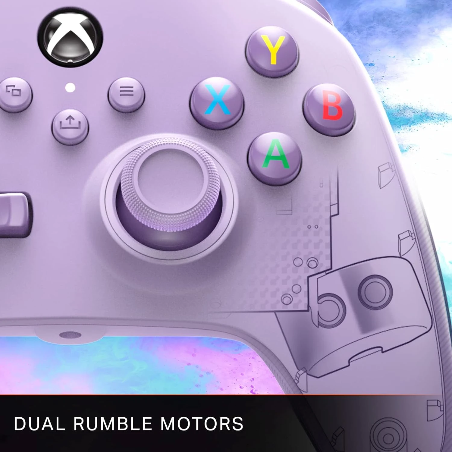 PowerA Nano Enhanced Wired Controller For Xbox Series X|S - Lilac, Portable, Compact, Gamepad, Video Game, Gaming Controller, Works With Xbox One And Windows 10/11 5 PowerA Nano Enhanced Wired Controller For Xbox Series X|S - Lilac, Portable, Compact, Gamepad, Video Game, Gaming Controller, Works With Xbox One And Windows 10/11 - Image 5