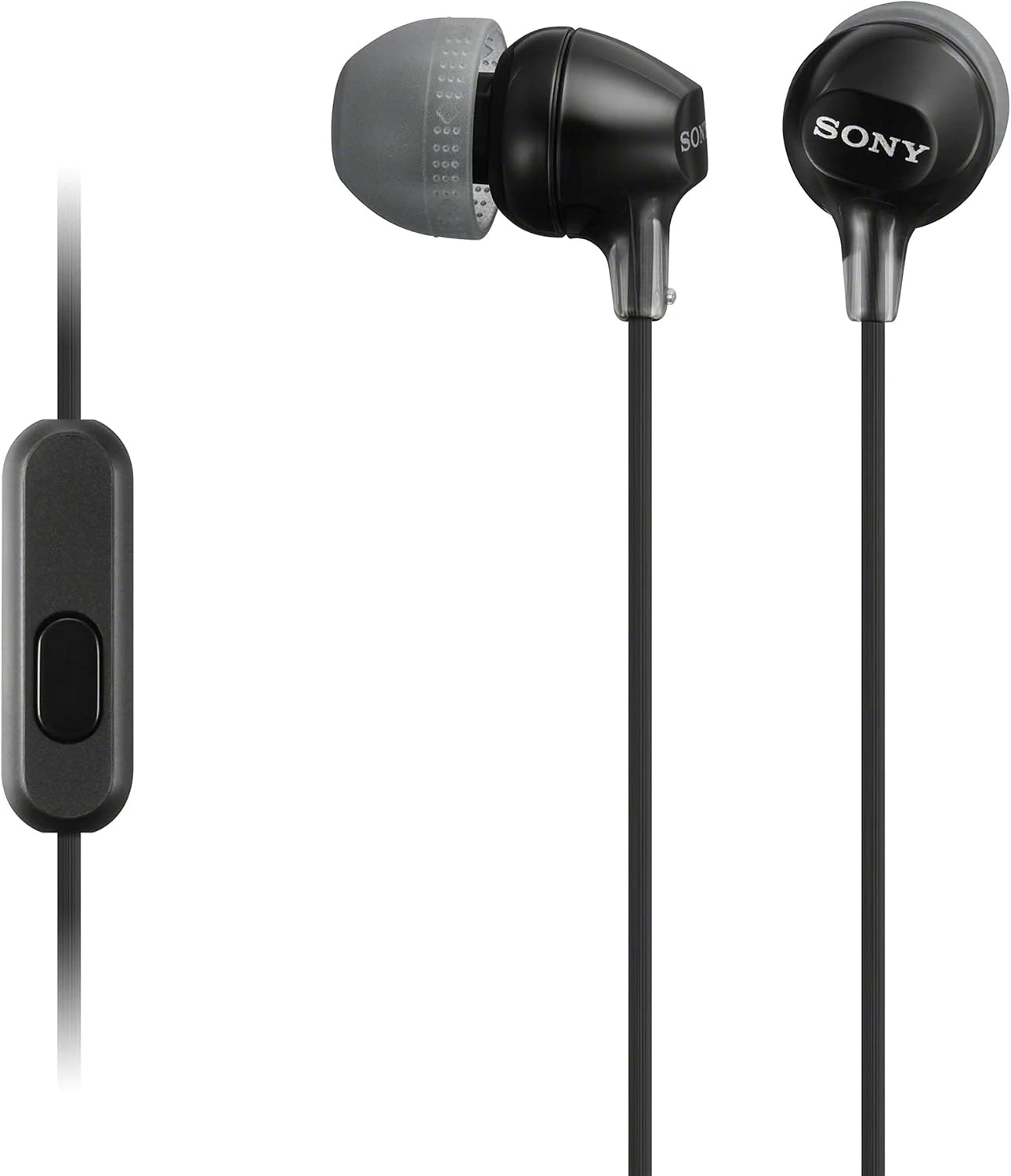 Sony MDREX15AP In-Ear Earbud Headphones With Mic, Black (MDREX15AP/B) 2 Sony MDREX15AP In-Ear Earbud Headphones With Mic, Black (MDREX15AP/B) - Image 2