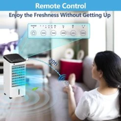 Portable Air Conditioners,[ 2023 Newest]3 IN 1Air Conditioner Portable For Room,65° Oscillation Swamp Cooler With 3 Wind Speeds,4 Modes, 6 Ice Packs,12H Timer,Remote,Portable AC For Home Office -Appliantrix Cheap Store 71adhsgr1uL. AC SL1500