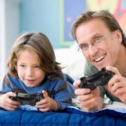 JINHOABF Wireless Controller For PS3 Controller,Built-in Dual Vibration Gamepad Compatible For PS3 Controller,with Charger Cable (Black) -Appliantrix Cheap Store 71c3vg05dSS. SL1500