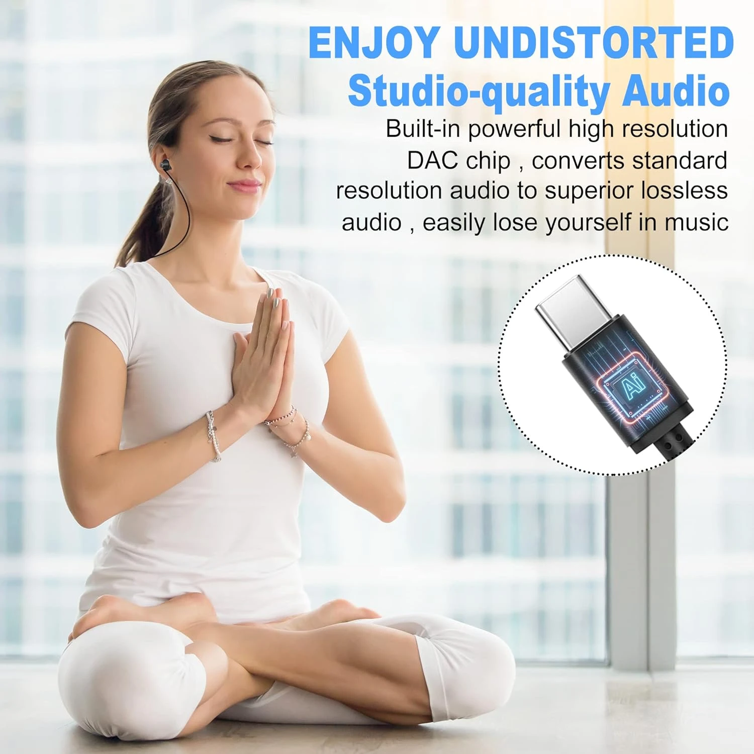 MAXROCK USB C Headphones For Samsung S22, Wired Type C Earphones With Microphone, Noise Isolation In-Ear Earbuds Headset For Galaxy S21 FE A53 Flip 4 Note 20 OnePlus 9 Pixel 6 5 For MacBook Pro 5 MAXROCK USB C Headphones For Samsung S22, Wired Type C Earphones With Microphone, Noise Isolation In-Ear Earbuds Headset For Galaxy S21 FE A53 Flip 4 Note 20 OnePlus 9 Pixel 6 5 For MacBook Pro - Image 5