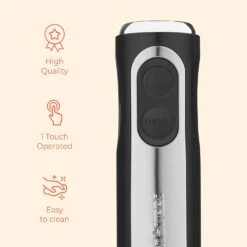 Powerful Immersion Blender, Electric Hand Blender 500 Watt With Turbo Mode, Detachable Base. Handheld Kitchen Gadget Blender Stick For Soup, Smoothie, Puree, Baby Food, 304 Stainless Steel Blades -Appliantrix Cheap Store 71duCbYJKIL. AC SL1500