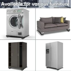 360° Universal Extendable Furniture Appliances Rollers, Strong Mover Tools With 24 Roller & Brake Equipment Strong Base For Washing Machines Refrigerators Dryers Bearing 600LB -Appliantrix Cheap Store 71eHRM6l0hL. AC SL1500