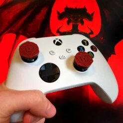 KontrolFreek Diablo IV Performance Thumbsticks For Xbox One (XB1) And Xbox Series X (XBX) Controller | 2 Low-Rise | Red & Black -Appliantrix Cheap Store 71eTfA3JA1L. SL1500