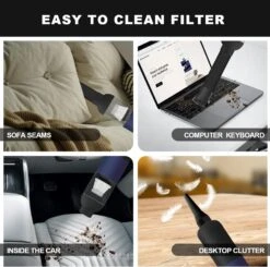 Imireux Small Handheld Car Vacuum Cordless, 2-Speed Powerful Portable Handheld Vacuum Cleaner For Car, Home & Office Pets Hair Cat Litter Cleaning (Bule) 10 Imireux Small Handheld Car Vacuum Cordless, 2-Speed Powerful Portable Handheld Vacuum Cleaner For Car, Home & Office Pets Hair Cat Litter Cleaning (Bule) -Appliantrix Cheap Store 71ebnOt10lL. AC SL1500