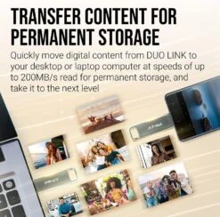 PNY 64GB Duo Link USB 3.2 Type-C Dual Flash Drive For Android Devices And Computers - External Mobile Storage For Photos, Videos, And More - 200MB/s,Silver -Appliantrix Cheap Store 71fEoN GsZL. AC SL1000