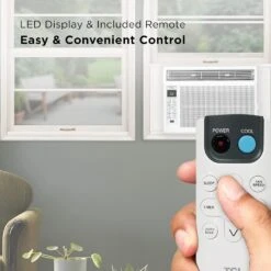 TCL H6W24W 6,000 BTU Window Air Conditioner, Fan-Cool, Circulate And Dehumidify Up To 250 Sq. Ft, Reusable Filter, Remote Control, Alexa And Google Assistant Compatible, White -Appliantrix Cheap Store 71fKETq3qFL. AC SL1500