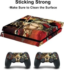 Vinyl Decal Skins For PS4 Console And Controllers- Protective Stickers Cover For PS4 Playstation 4 Console & Two Controllers Accessories -Red And Orange -Appliantrix Cheap Store 71fY0fKjqPL. AC SL1500