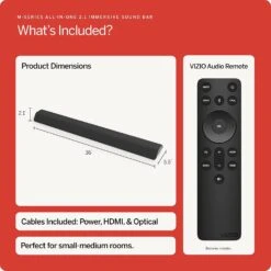 VIZIO M-Series All-in-One 2.1 Immersive Sound Bar With 6 High-Performance Speakers, Dolby Atmos, DTS:X, Built In Subwoofers And Alexa Compatibility, M213ad-K8, 2023 Model 32 VIZIO M-Series All-in-One 2.1 Immersive Sound Bar With 6 High-Performance Speakers, Dolby Atmos, DTS:X, Built In Subwoofers And Alexa Compatibility, M213ad-K8, 2023 Model -Appliantrix Cheap Store 71fqBm3TYiL. AC SL1500
