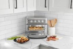 Cuisinart Air Fryer + Convection Toaster Oven, 8-1 Oven With Bake, Grill, Broil & Warm Options, Stainless Steel, TOA-70 -Appliantrix Cheap Store 71gZibANHpL. AC SL1500