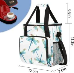 Cfpolar Coffee Maker Carrying Bag Dragonfly Travel Coffee Machine Bag Carrying Organizer Case Portable Single Serve Coffee Brewer Tote Bag Storage Bag For Camping Picnic -Appliantrix Cheap Store 71gvWR5cdL. AC SL1200