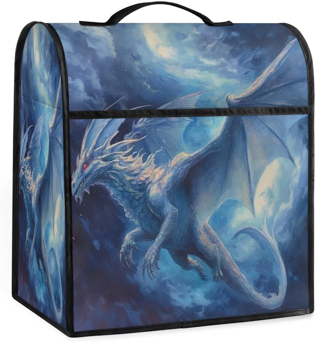 Flying Blue Ice Dragon Coffee Maker Dust Cover, Waterproof Stand Mixer Cover Coffee Machine Dust Cover, Home Small Appliance Guard Aid Assecories Protector For Kitchen Appliance 17in 1 Flying Blue Ice Dragon Coffee Maker Dust Cover, Waterproof Stand Mixer Cover Coffee Machine Dust Cover, Home Small Appliance Guard Aid Assecories Protector For Kitchen Appliance 17in
