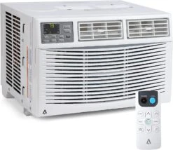 ACONEE 8000 BTU Air Conditioners Window Unit, Smart Window AC Unit With Remote/App Control And Dehumidify Function, Energy Saving, Low Noise Silent-wrap Technology, For Rooms Up To 250 Sq.ft