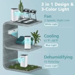 PETSITE 10000 BTU Portable Air Conditioner, 3 In 1 AC Cooling Unit With Remote Control, Dehumidifier, Window Kit Included, Stand Up AC For Home, Apartment, Cools Rooms Up To 350 Sq.Ft -Appliantrix Cheap Store 71inA2OXAtL. AC SL1500