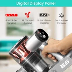 Belife S10 Cordless Vacuum Cleaner, Stick Vacuum Cleaners For Home Carpet And Hardwood Floor, Household Wireless Vacuum For Pet Hair, 22Kpa Powerful Digital Motor, Up To 40Min Runtime -Appliantrix Cheap Store 71j55cyIszL. AC SL1500