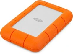 LaCie Rugged Mini 5TB External Hard Drive Portable HDD – USB 3.0/2.0 Compatible, Drop Shock Dust Rain Resistant Shuttle Drive, For Mac And Computer Desktop Workstation PC Laptop (STJJ5000400)