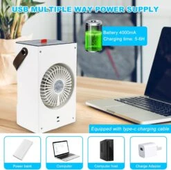 Portable Air Conditioner, Mini AC Unit Small Personal Evaporative Air Cooler, 7 Colors Light 3 Speeds, Quiet Humidifier Fan For Bedroom, Office, Car, Camping, Desk 13 Portable Air Conditioner, Mini AC Unit Small Personal Evaporative Air Cooler, 7 Colors Light 3 Speeds, Quiet Humidifier Fan For Bedroom, Office, Car, Camping, Desk -Appliantrix Cheap Store 71jBMyLNkvL. AC SL1500