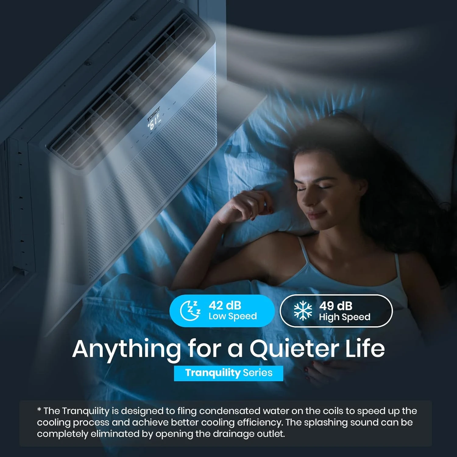 TOSOT 8,000 BTU Window Air Conditioner - Quiet Operation, Energy Star, And Remote Control- Window Mounting AC Unit Fast Cooling For Spaces Up To 350 Sq. Ft. Tranquility Series 3 TOSOT 8,000 BTU Window Air Conditioner - Quiet Operation, Energy Star, And Remote Control- Window Mounting AC Unit Fast Cooling For Spaces Up To 350 Sq. Ft. Tranquility Series - Image 3
