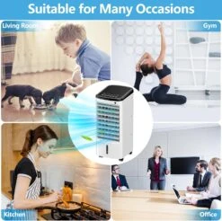 Portable Air Conditioners,[ 2023 Newest]3 IN 1Air Conditioner Portable For Room,65° Oscillation Swamp Cooler With 3 Wind Speeds,4 Modes, 6 Ice Packs,12H Timer,Remote,Portable AC For Home Office -Appliantrix Cheap Store 71jLPIkcnEL. AC SL1500