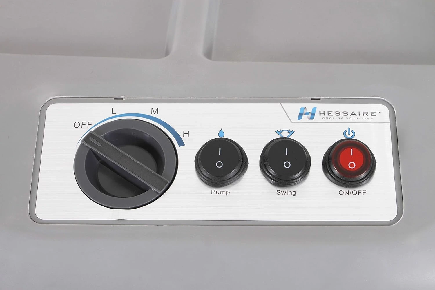 Hessaire MC37M Portable Evaporative Cooling Fan, Indoor/Outdoor High Temp Environments, 3100 CFM, 950 Sq. Ft., 3-Speed Fan, 59 DB, Gray 9 Hessaire MC37M Portable Evaporative Cooling Fan, Indoor/Outdoor High Temp Environments, 3100 CFM, 950 Sq. Ft., 3-Speed Fan, 59 DB, Gray - Image 9