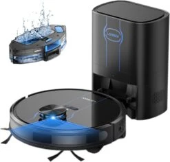 Laresar Robot Vacuum And Mop Combo, Auto Dirt Disposal, Max 3500pa Suction, App Control, Lidar Navigation Smart Mapping, Works With Alexa, Editable Map, L6 Nex Robot Vacuum Cleaner Ideal For Pet Hair