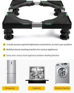 Adjustable Mini Fridge Stand, Mini Fridge Organizer Accessories Universal Stand, Mini Fridge Cabinet, Mini Fridge Stand With Storage, For Dryer, Washing Machine, Refrigerator Furniture Sliders -Appliantrix Cheap Store 71lNNcCL0YL. AC SL1500