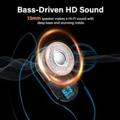 Wireless Earbuds Bluetooth Headphones 70hrs Playback Ear Buds IPX7 Waterproof With Wireless Charging Case & Dual Power Display Over-Ear Stereo Bass Earphones With Earhooks For Sports/Workout/Running -Appliantrix Cheap Store 71lT2bQn QL. AC SL1500