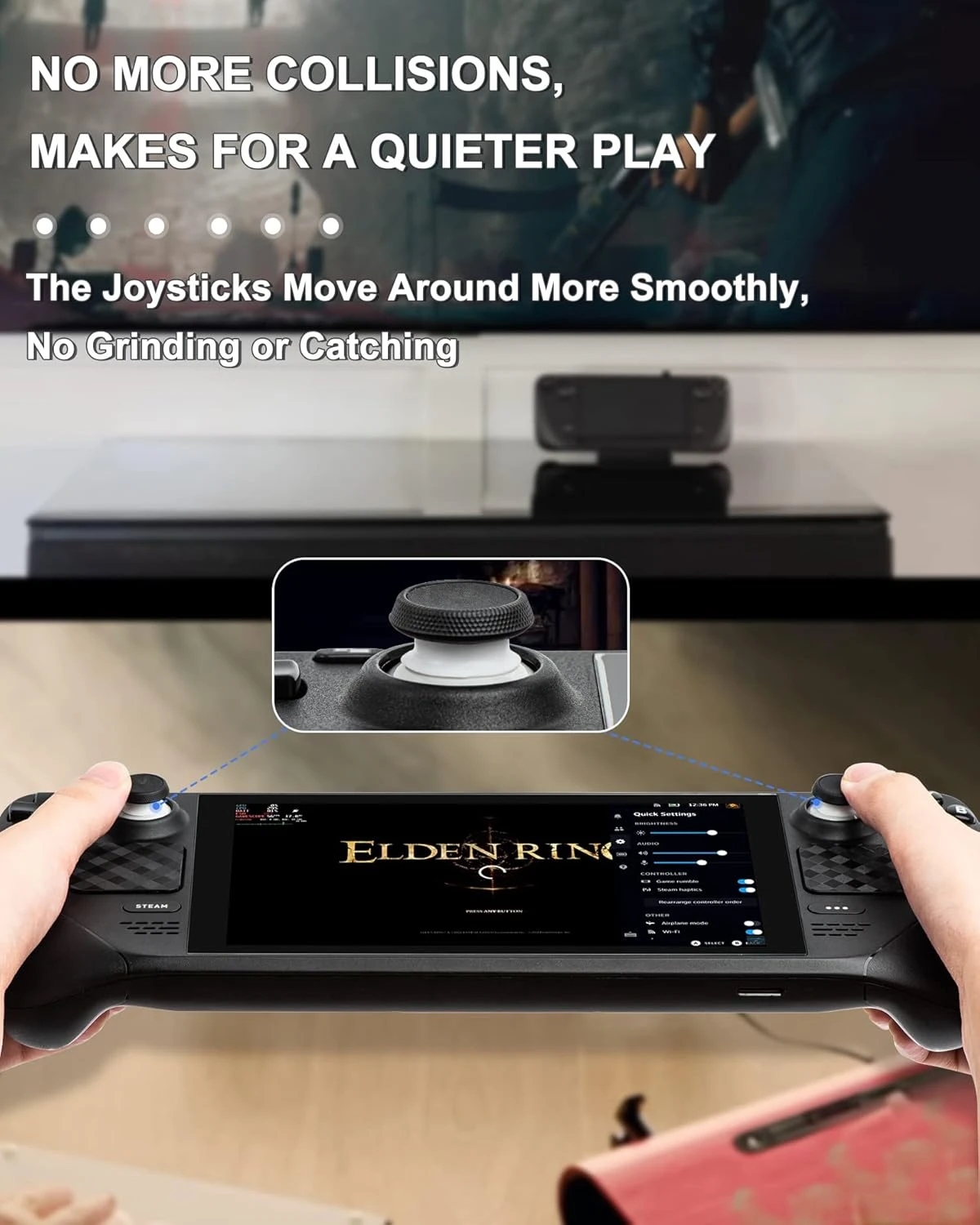 DEVASO 24 Pcs Joystick Protectors, Silicone Elastic Joystick Protective Ring, Reduce Noise, Invisible Protection, Controller Accessories For Steam Deck/Switch/Xbox/ROG Ally/PS5/PS4/PS VR2 3 DEVASO 24 Pcs Joystick Protectors, Silicone Elastic Joystick Protective Ring, Reduce Noise, Invisible Protection, Controller Accessories For Steam Deck/Switch/Xbox/ROG Ally/PS5/PS4/PS VR2 - Image 3