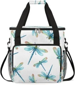 Cfpolar Coffee Maker Carrying Bag Dragonfly Travel Coffee Machine Bag Carrying Organizer Case Portable Single Serve Coffee Brewer Tote Bag Storage Bag For Camping Picnic