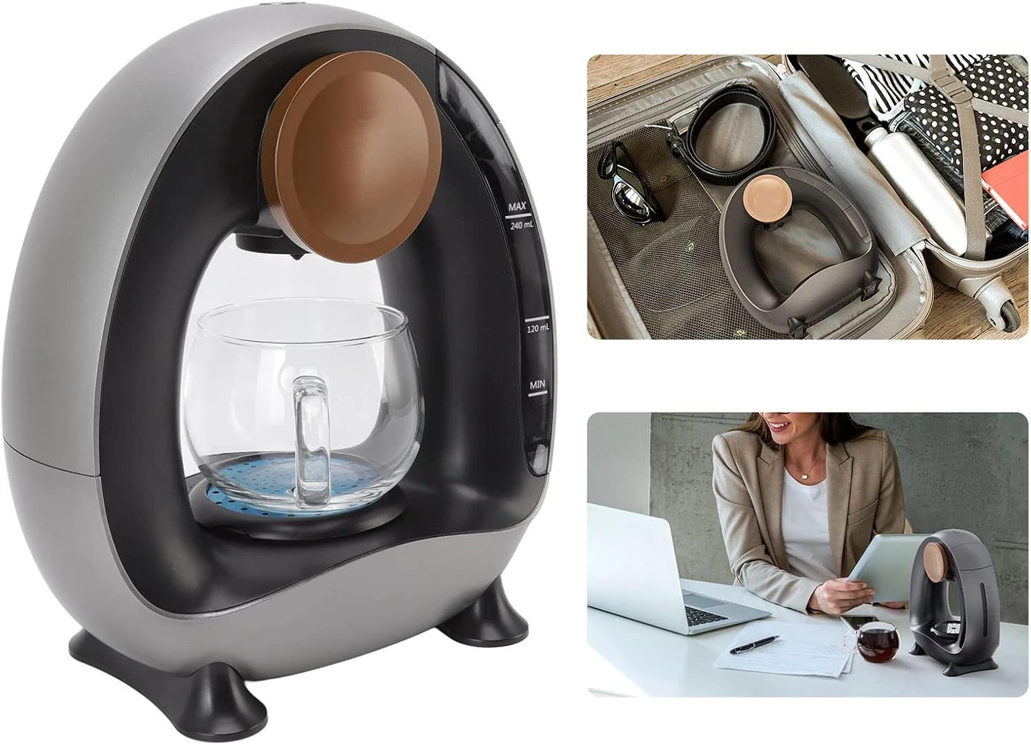 NDNCZDHC Small Coffee Maker, Mini Drip Coffee Maker With 240ml Water Tank, Constant Temperature Coffee Machine For Home And Office 8 NDNCZDHC Small Coffee Maker, Mini Drip Coffee Maker With 240ml Water Tank, Constant Temperature Coffee Machine For Home And Office - Image 8