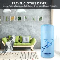 GENERIC Portable Dryer For Apartments, Travel Mini Dryer Machine Smart Clothes Dryer With Power Failure Protection, 22-Pound Carrying Weight, Automatic Timer With 180 Minutes Maximum Timing Range -Appliantrix Cheap Store 71mPbrK6tyL. AC SL1010