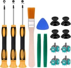 Xbox One Controller Joystick Replacement,RGEEK 4PCS Xbox One Joysticks Replacement Parts With T6 T8 T10 Repair Screwdriver Kit For Xbox One Controller