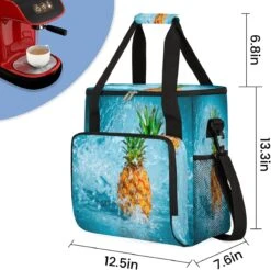 Cfpolar Coffee Maker Carrying Bag Pineapples Travel Coffee Machine Bag Carrying Organizer Case Portable Single Serve Coffee Brewer Tote Bag Storage Bag For Camping Picnic -Appliantrix Cheap Store 71nIQ F8uVL. AC SL1200