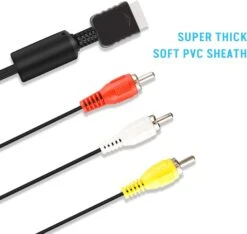 6Ft AV Cable For PS2 PS1 PS3, AV To RCA Composite Audio Video TV Cord Compatible With Playstation 1 2 3 -Appliantrix Cheap Store 71nylWqTPxL. AC SL1500